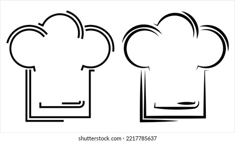 Chef Hat Icon, Chef Hat Vector Art Illustration