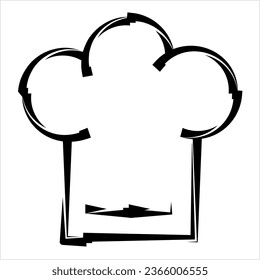 Chef Hat Icon, Chef Hat Vector Art Illustration