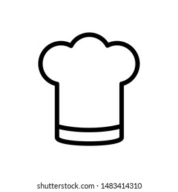 Chef hat icon vector design template