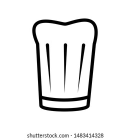 Chef hat icon vector design template