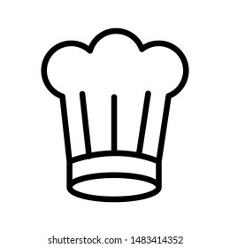 Chef hat icon vector design template