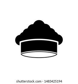 Chef hat icon vector design template