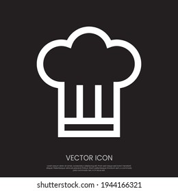 Chef hat icon vector design. Symbol for your website design, logo, app, UI. Eps10 vector illustration.