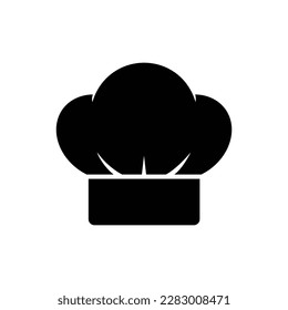 chef hat icon vector design template in white background