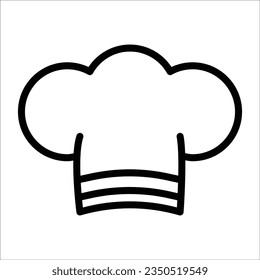 chef hat icon vector design template