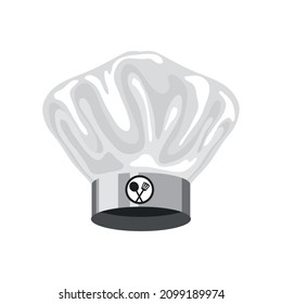 chef hat icon vector flat