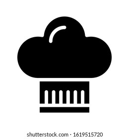 Chef hat icon. vector illustration. editable icon