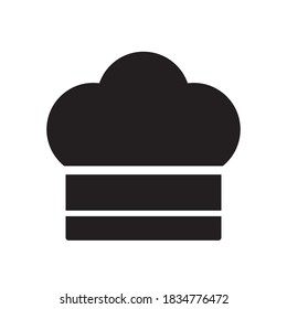Chef Hat Icon Vector Ilustración Diseño plano