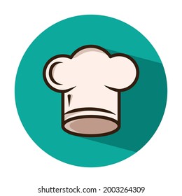 Ilustración vectorial de Sombrero de Chef.