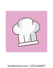 chef hat icon. vector illustration