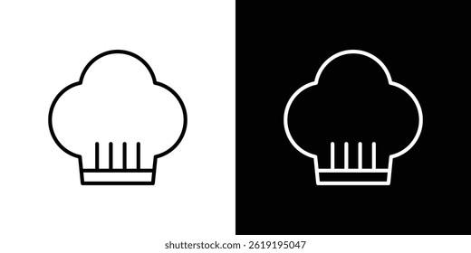 Chef hat icon. vector illustration, pictogram isolated. editable