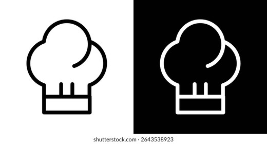Chef hat icon vector illustration EPS