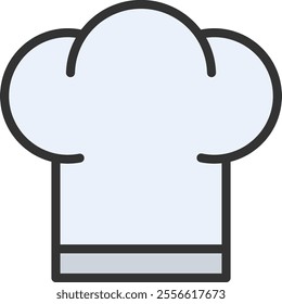 Chef Hat icon vector image. Suitable for mobile application web application and print media.