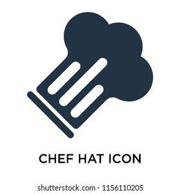 Chef hat icon vector isolated on white background, Chef hat transparent sign