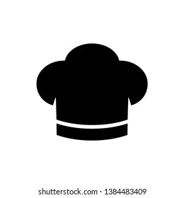 Chef hat icon vector sign pictogram isolated. Cuisine symbol, logo illustration.