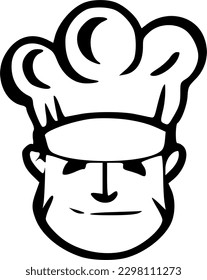 chef hat icon vector symbol design illustration