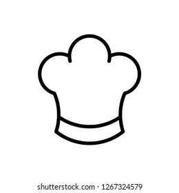 chef hat icon vector trendy