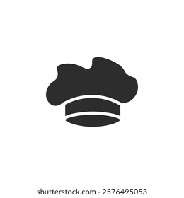 Chef hat icon web design in vector