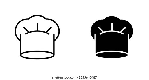 Chef hat icons for app and websites.