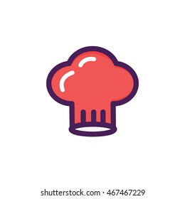 Chef Hat Illustration Icon