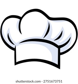 Chef Hat Illustration Toque Blanche Vector
