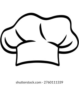 Chef Hat Illustration Toque Blanche Vector