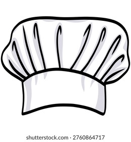 Chef Hat Illustration Toque Blanche Vector