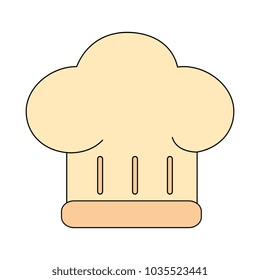 chef hat isolated icon