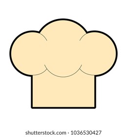chef hat isolated icon