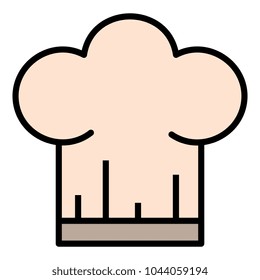 chef hat isolated icon