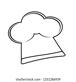 chef hat isolated icon