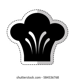 chef hat isolated icon