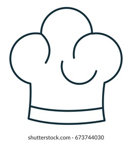 chef hat isolated icon