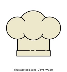 chef hat isolated icon