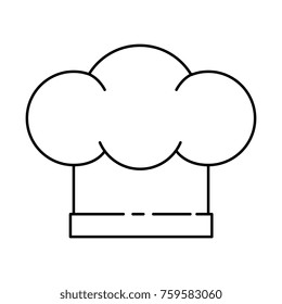 chef hat isolated icon