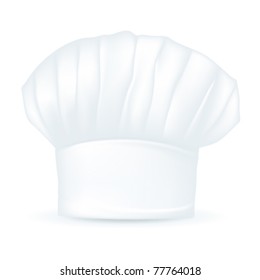 Chef hat isolated on white