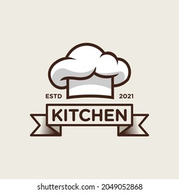 chef hat kitchen logo template inspiration premium vector 2