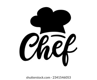 Chef Hat Line Art Zeichnen Symbol Logo Design Element. Vektorgrafik einzeln auf Weiß