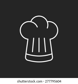Chef Hat Line Icon