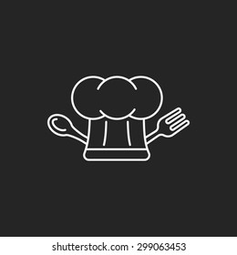 Chef Hat line icon