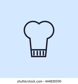 chef hat line icon