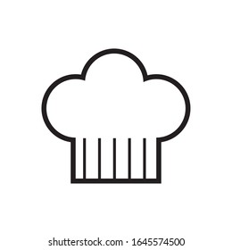 chef hat line style icon vector illustration design