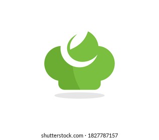 Chefhut Logo Kochküche Vektorsymbol 