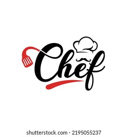 Chef with hat logo design