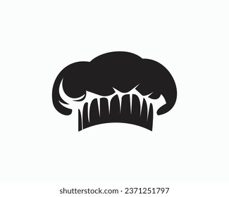Chef hat logo design illustration