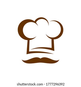 Chef Hat Logo Design Template Vector, Icon Symbol, Creative Design Concepts
