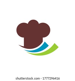Chef Hat Logo Design Template Vector, Icon Symbol, Creative Design Concepts