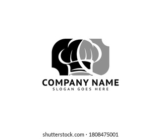 Chef Hat Logo Design Template