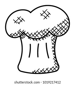 
Chef hat logo element doodle icon
