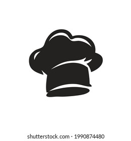 Chef hat logo. Food symbol for design of restaurant menu or cafe